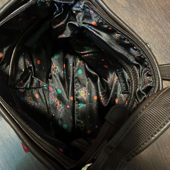 Tyler Rodan genuine red leather crossbody purse - Picture 4 of 7